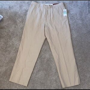 NWT Michael kors Bryant flat front classic fit relaxed leg dress pants